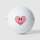 Happy Face Heart Golfball (Vorderseite)