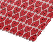 Happy Face Heart Schneidebrett (Ecke)