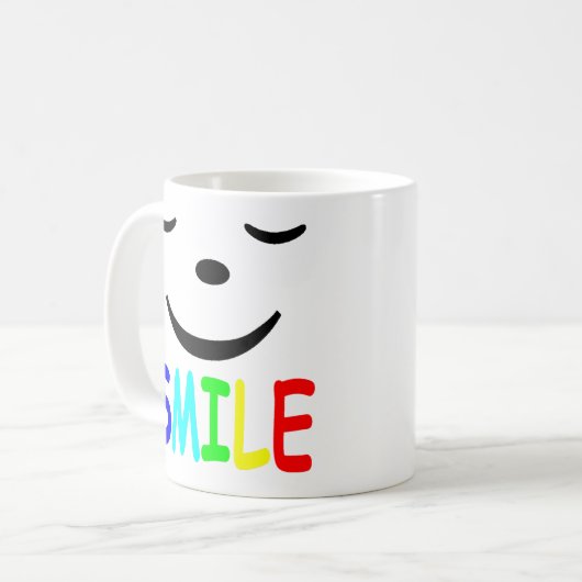 Happy Face Kaffeetasse (Vorderseite Links)