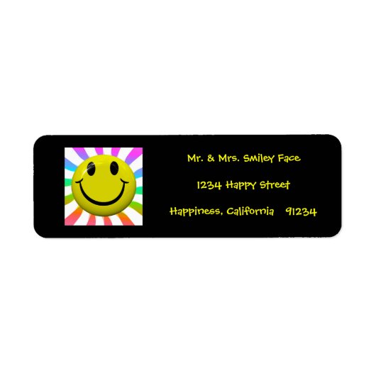 Happy Face Labels (Vorne)