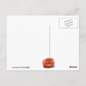 Happy Face lächelnd Tomato Postkarte (Rückseite)