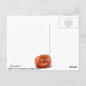 Happy Face lächelnd Tomato Postkarte (Rückseite)