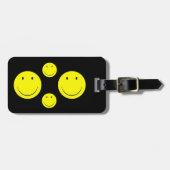 Happy Face Luggage Tag Gepäckanhänger (Vorderseite horizontal)