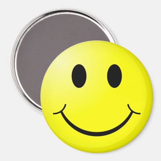 Happy Face Magnet (Vorderseite/Rückseite)