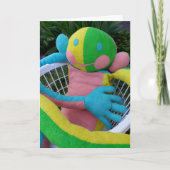 Happy Face Man Just Chill Custom Card Karte (Vorderseite)