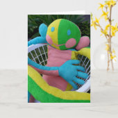 Happy Face Man Just Chill Custom Card Karte (Gelbe Blume)