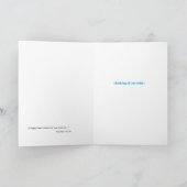 Happy Face Man mit der Schrift, Custom Karte (Innenseite)