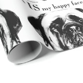 Happy Face Mastiff Geschenkpapier (Rolleneckpunkt)