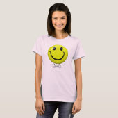 Happy Face mit Lächeln T Shirt (Vorne ganz)