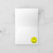 Happy Face Note Card Karte (Innenseite)