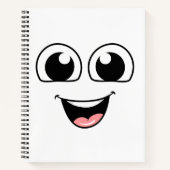 Happy face Notebook Notizblock (Vorderseite)