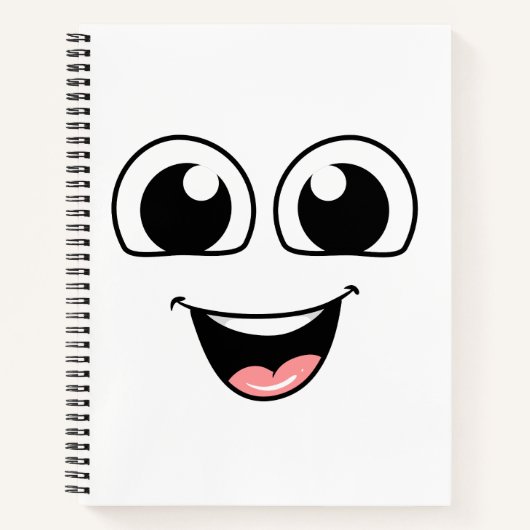 Happy face Notebook Notizblock (Vorderseite)
