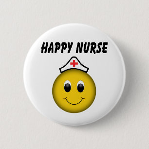 Happy Face Nurse Button