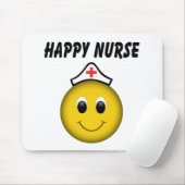 Happy Face Nurse Mousepad (Mit Mouse)