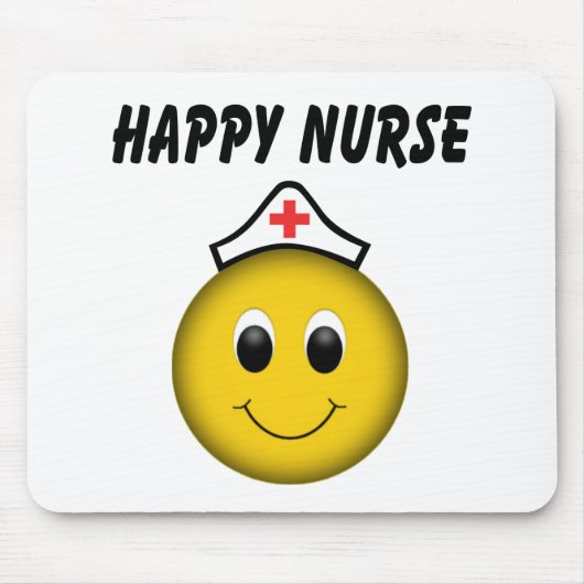 Happy Face Nurse Mousepad (Vorne)