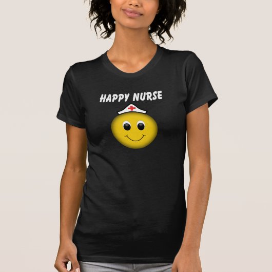 Happy Face Nurse T-Shirt (Vorderseite)
