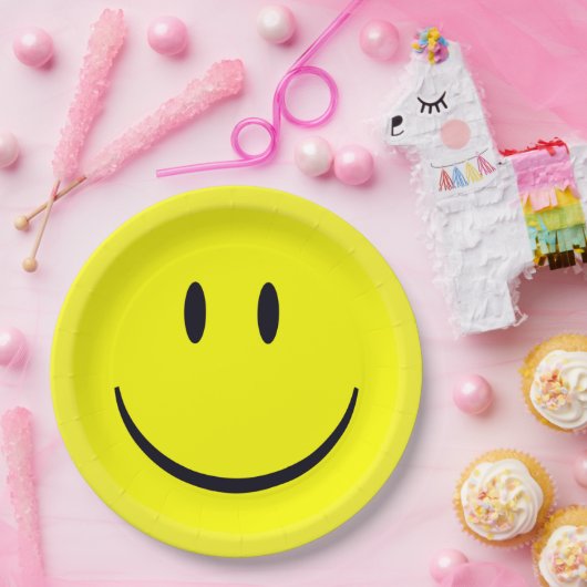 Happy Face Pappteller (Party)