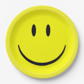 Happy Face Pappteller (Vorderseite)