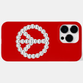 Happy Face Peace Case-Mate iPhone Hülle (Rückseite (Horizontal))