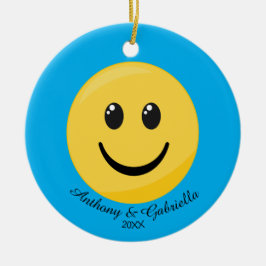 Happy Face Personalisiert Emoji Ornament