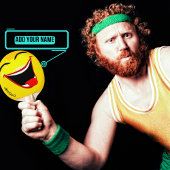 Happy Face Ping Pong Paddle (Female) Tischtennis Schläger