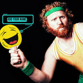 Happy Face Ping Pong Paddle (männlich) Tischtennis Schläger