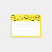 Happy Face Post-it Klebezettel (Vorderseite)