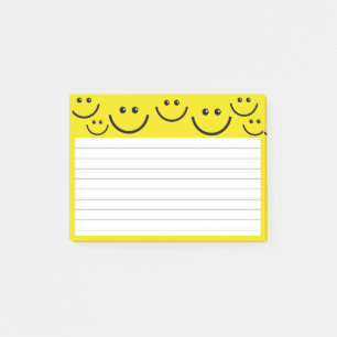 Happy Face Post-it Klebezettel