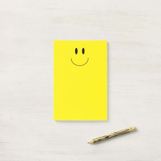 "Happy Face" Post-it Notes Klebezettel (Auf Schreibtisch)