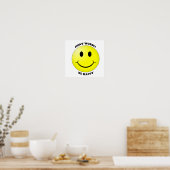Happy Face Poster (Küche)