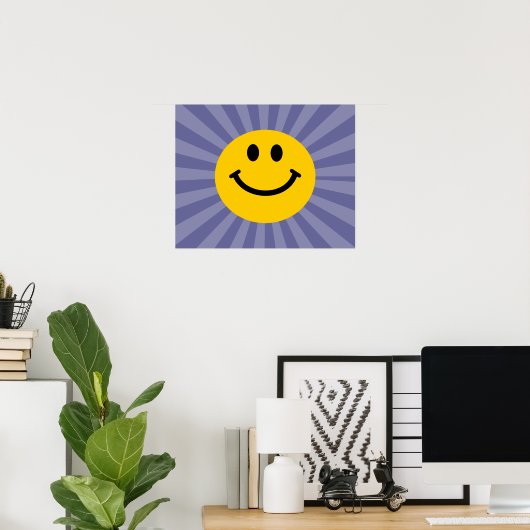 Happy Face Poster (Heimbüro)