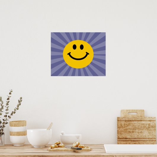 Happy Face Poster (Küche)