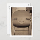 Happy Face Postkarte (Vorne/Hinten)