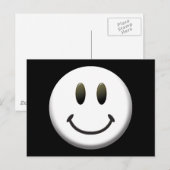 Happy Face Postkarte (Vorne/Hinten)