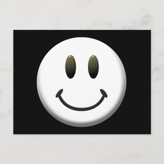 Happy Face Postkarte (Vorderseite)