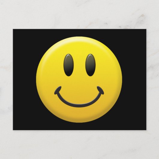 Happy Face Postkarte (Vorderseite)