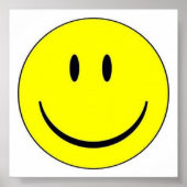 Happy Face Print Poster (Vorne)
