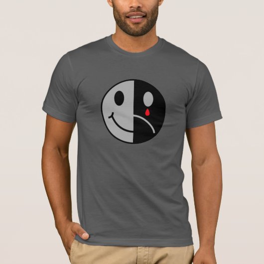 Happy Face Sad Face T - Shirt (Vorderseite)