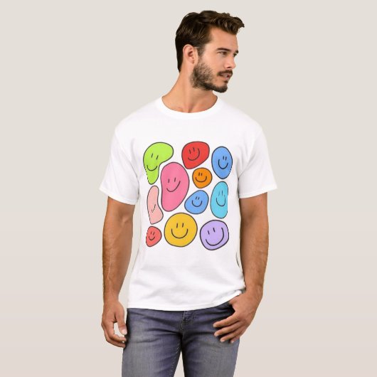 Happy Face Shirt, Smile Face shirt (Vorne ganz)