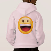 Happy Face Smiley Emoji Hoodie (Rückseite)
