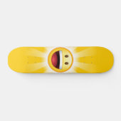 Happy Face Smiley Emoji Skateboard (Horizontal)