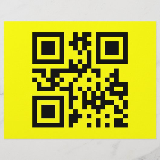 Happy Face Smiling Emoji — QR Code Flyer (Vorne)