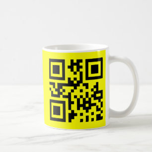 Happy Face Smiling Emoji — QR Code Kaffeetasse