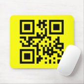 Happy Face Smiling Emoji — QR Code Mousepad (Mit Mouse)