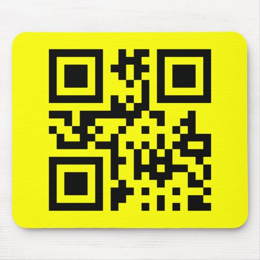 Happy Face Smiling Emoji — QR Code Mousepad (Vorne)