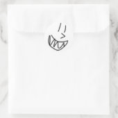 Happy Face Sticker (Tasche)