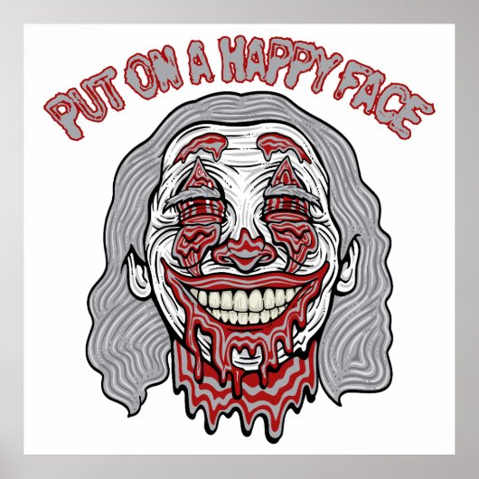 Happy Face Villain Poster (Vorne)