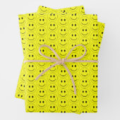 Happy Face Yellow Pattern Gewebe Papier (Beispiel)