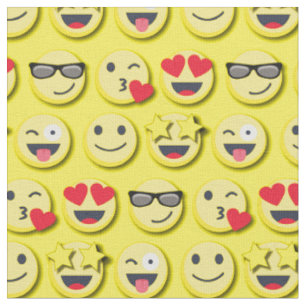Happy Faces Niedlich Lächeln Stoff