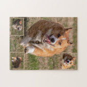 Happy Faces Running Corgis Puzzle (Horizontal)